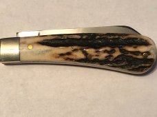 A Wright &Sons pruning knife stag A Wright &Sons pruning knife stag