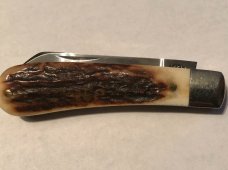 A Wright &Sons pruning knife stag A Wright &Sons pruning knife stag