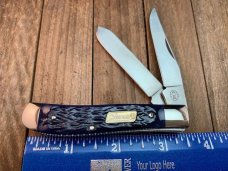 Coleman Seki Japan Made Blue Bone Tiny Trapper Coleman Seki Japan Made Blue Bone Tiny Trapper