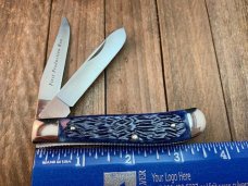 Coleman Seki Japan Made Blue Bone Tiny Trapper Coleman Seki Japan Made Blue Bone Tiny Trapper