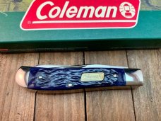 Coleman Seki Japan Made Blue Bone Tiny Trapper Coleman Seki Japan Made Blue Bone Tiny Trapper