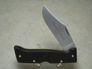 Imperial Stainless USA Wildcat Skinner Big Wood Folding Lockback Knife