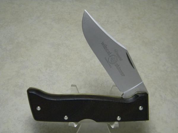 Imperial Stainless USA Wildcat Skinner Big Wood Folding Lockback Knife