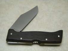 Imperial Stainless USA Wildcat Skinner Big Wood Folding Lockback Knife