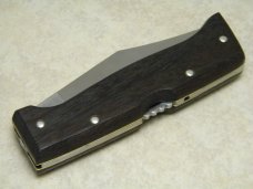 Imperial Stainless USA Wildcat Skinner Big Wood Folding Lockback Knife