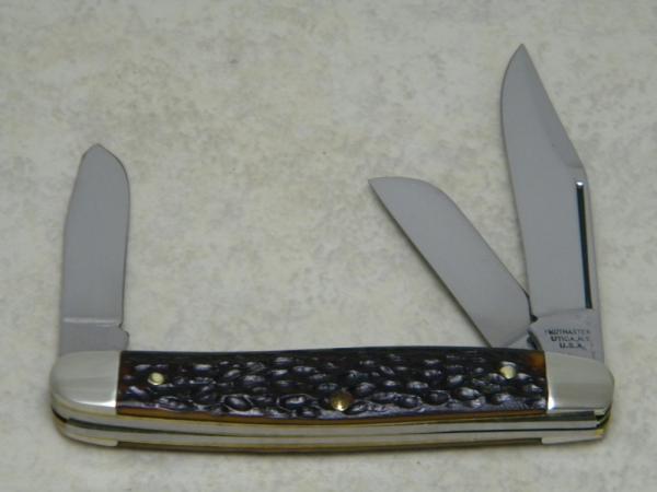 Kutmaster Utica NY USA Jigged Delrin Large Stockman Knife Kutmaster Utica NY USA Jigged Delrin Large Stockman Knife