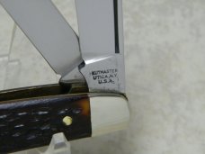 Kutmaster Utica NY USA Jigged Delrin Large Stockman Knife Kutmaster Utica NY USA Jigged Delrin Large Stockman Knife