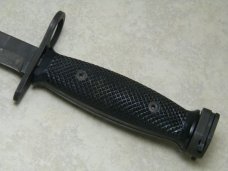 US M7 CONETTA US Military Bayonet with US M8A1 Olive Drab Green Scabbard - Vietnam Era