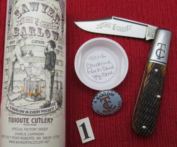 GEC Charlie Campagna SFO TOM'S CHOICE SAWYER BARLOW KNIFE  (001)