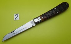 Bulldog Brand Solingen Germany 1986 Stag English Steel Tobacco Canoe Knife Bulldog Brand Solingen Germany 1986 Stag English Steel Tobacco Canoe Knife