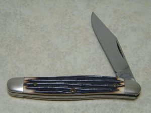 Queen Cut. Co. Titusville PA Imitation Winterbottom Bone Serpentine Pen Knife