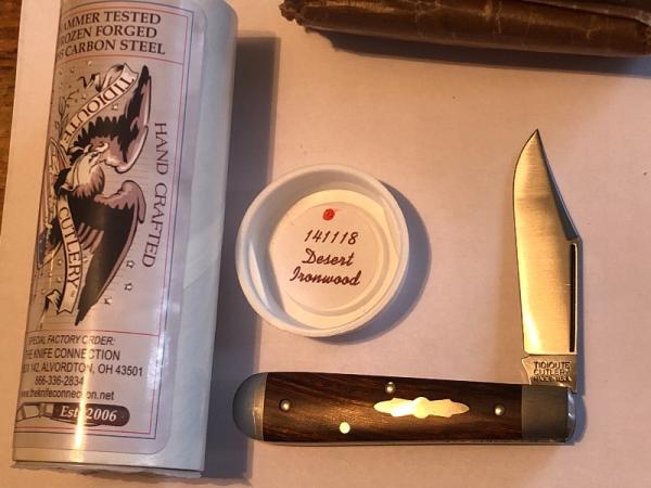 Tidioute cutlery SFO Knife connection #141118 ironwood