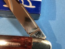 John Primble Belknap HDW & MFG Co. 7007NP Cracked Ice Folding Hunter Knife - c.1940-1968
