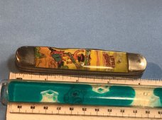 Vintage Camillus 2 Blade Large Cigar Knife w Riders of the Silver Screen Handles -Little Beaver -NOS Vintage Camillus 2 Blade Large Cigar Knife w Riders of the Silver Screen Handles -Little Beaver -NOS