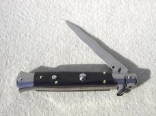 NEW 9" ITALIAN STILETTO FRANK BELTRAME KNIFE GENUINE HORN KRISS BLADE