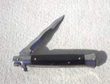 NEW 9" ITALIAN STILETTO FRANK BELTRAME KNIFE GENUINE HORN KRISS BLADE