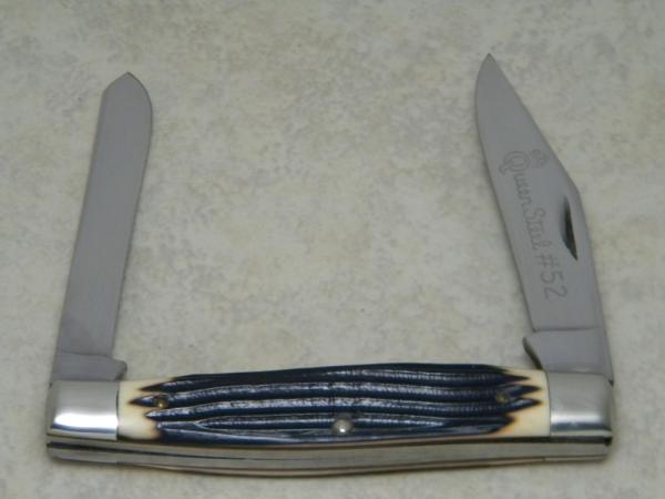 Queen Steel #52 Imitation Winterbottom Bone Moose Knife No Tang Stamp Etched c.1960's Queen Steel #52 Imitation Winterbottom Bone Moose Knife No Tang Stamp Etched c.1960's
