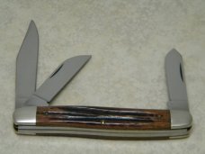 Queen #9 Winterbottom Bone Stockman "Q" w/Dagger USA Tang Stamp No Etch - c.1984-1990 Queen #9 Winterbottom Bone Stockman "Q" w/Dagger USA Tang Stamp No Etch - c.1984-1990