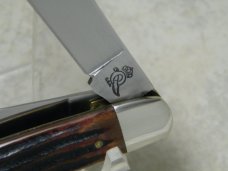 Queen #9 Winterbottom Bone Stockman "Q" w/Dagger USA Tang Stamp No Etch - c.1984-1990 Queen #9 Winterbottom Bone Stockman "Q" w/Dagger USA Tang Stamp No Etch - c.1984-1990