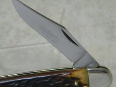 Queen #3 Made in USA Rogers Bone Sleeveboard Pen Knife No Tang Stamp Etched c.1960's Queen #3 Made in USA Rogers Bone Sleeveboard Pen Knife No Tang Stamp Etched c.1960's