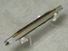 Queen #3 Made in USA Rogers Bone Sleeveboard Pen Knife No Tang Stamp Etched c.1960's Queen #3 Made in USA Rogers Bone Sleeveboard Pen Knife No Tang Stamp Etched c.1960's