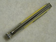 Western Boulder, Colo. Stainless Steel Yellow Toothpick Fish Knife c.1951-1978