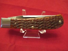 Case XX 2000 Tony Bose Chestnut Millennium Trapper Pattern # TB62000 ATS-34 Case XX 2000 Tony Bose Chestnut Millennium Trapper Pattern # TB62000 ATS-34