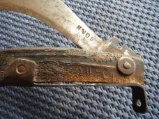 Vintage Handmade Mexican Saca Tripas knife w/ Talon Blade Handmade Horn Handle Vintage Handmade Mexican Saca Tripas knife w/ Talon Blade Handmade Horn Handle