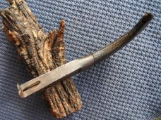 Vintage Handmade Mexican Saca Tripas knife w/ Talon Blade Handmade Horn Handle Vintage Handmade Mexican Saca Tripas knife w/ Talon Blade Handmade Horn Handle
