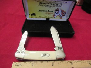 Case XX 2002 Custom Ivory Baby Butter Bean By Painted Pony 