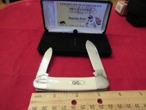 Case XX 2000 Custom Ivory Canoe By Michael Prater Painted Pony Designs 