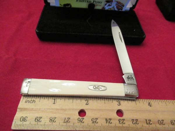 Case XX 2002 Custom Ivory Doctors Knife By Michael Prater Painted Pony Designs 