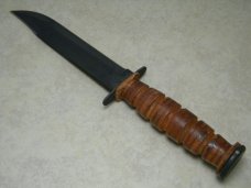 Case XX Bradford PA USMC 1998 USA Stacked Leather Fixed Blade Fighting Knife & Sheath in Box Case XX Bradford PA USMC 1998 USA Stacked Leather Fixed Blade Fighting Knife & Sheath in Box