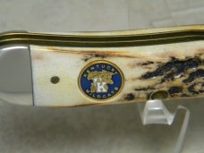 Case XX USA 1998 NCAA Champs Kentucky Wildcats Tubby & The Boys Stag 5254 SS Trapper Knife in Box Case XX USA 1998 NCAA Champs Kentucky Wildcats Tubby & The Boys Stag 5254 SS Trapper Knife in Box