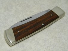Ka-Bar KA-LOK Stainless 2228 Japan Wood Bolster Lock Locking Blade Knife c.1966-1982
