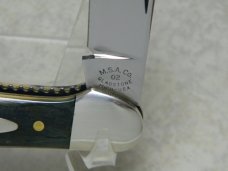 Marbles M.S.A. Co. 02 Gladstone, Mich USA Mastodon Ivory Linerlock Copperhead Knife in Box c.2002