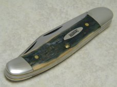 Marbles M.S.A. Co. 02 Gladstone, Mich USA Mastodon Ivory Linerlock Copperhead Knife in Box c.2002