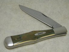 Marbles M.S.A. Co. 02 Gladstone, Mich USA Mastodon Ivory Large Coke Bottle Knife in Box c.2002