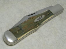 Marbles M.S.A. Co. 02 Gladstone, Mich USA Mastodon Ivory Large Coke Bottle Knife in Box c.2002
