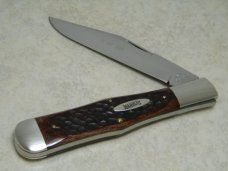 Marbles M.S.A. Co. 02 Gladstone, Mich USA Peach Seed Jig Bone Large Coke Bottle Knife in Box c.2002