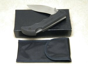 BlackJack Knives FK-1 Japan Folding Kukri Lockback Knife and Pouch in Box - *RARE* Only Made in 1990