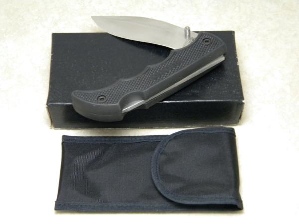 BlackJack Knives FK-1 Japan Folding Kukri Lockback Knife and Pouch in Box - *RARE* Only Made in 1990