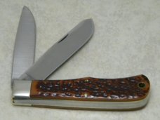 Camillus USA Delrin American Wildlife Series #10 Jumbo Trapper Knife - Running Deer c.1976 Camillus USA Delrin American Wildlife Series #10 Jumbo Trapper Knife - Running Deer c.1976