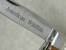 Camillus USA Delrin American Wildlife Series #10 Jumbo Trapper Knife - Running Deer c.1976 Camillus USA Delrin American Wildlife Series #10 Jumbo Trapper Knife - Running Deer c.1976