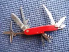 "Swiss Army" style multi tool pocket knife.  Made  in  Japan!!!