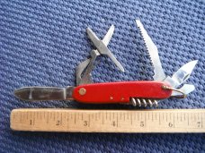 "Swiss Army" style multi tool pocket knife.  Made  in  Japan!!!