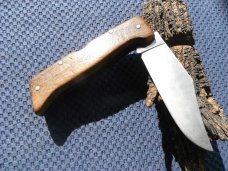 Vintage  Imperial USA, Wildcat Skinner,  Lockback Pocket Knife, Wood scalesMade in the USA!!!