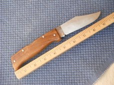 Vintage  Imperial USA, Wildcat Skinner,  Lockback Pocket Knife, Wood scalesMade in the USA!!!