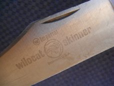 Vintage  Imperial USA, Wildcat Skinner,  Lockback Pocket Knife, Wood scalesMade in the USA!!!