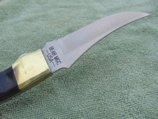 Bear and Sons Cutlery, USA Ram Horn handle fixed blade skinning, hunting knife. Made in the USA!!! Bear and Sons Cutlery, USA Ram Horn handle fixed blade skinning, hunting knife. Made in the USA!!!